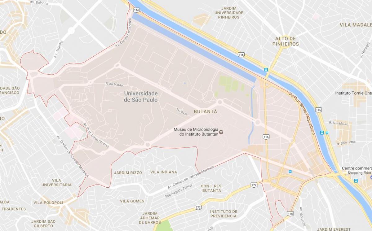 Kartta Butantã São Paulo