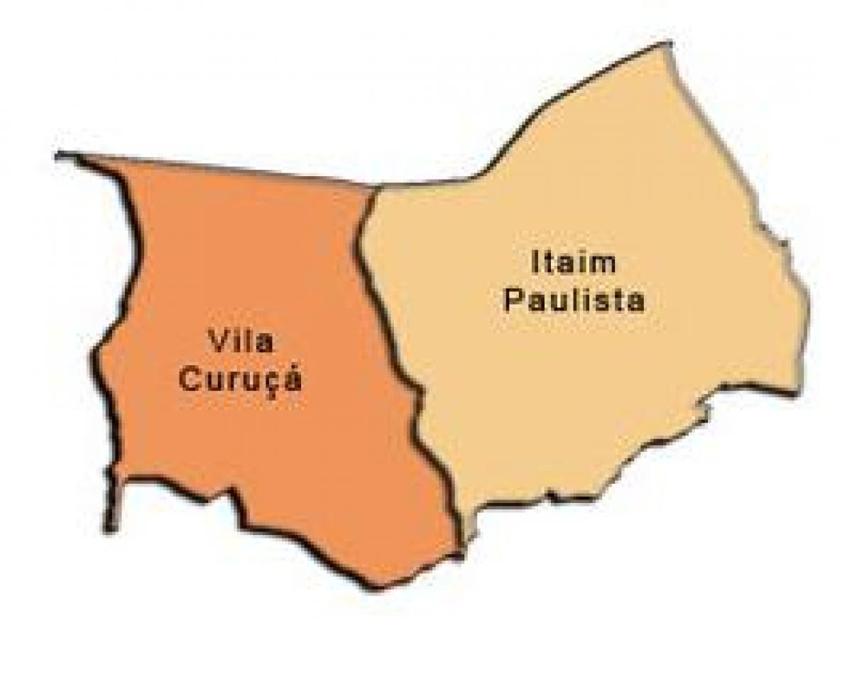 Kartta Itaim Paulista - Vila Curuçá sub-prefektuurissa