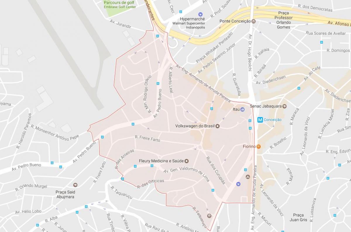Kartta Jabaquara São Paulo