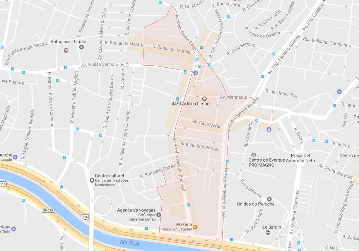 Kartta Limão São Paulo