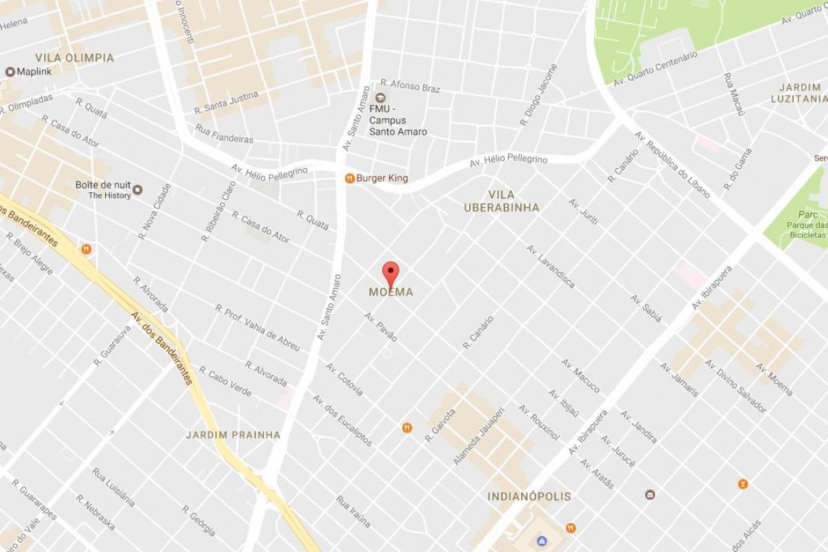 Kartta São Paulo Moema