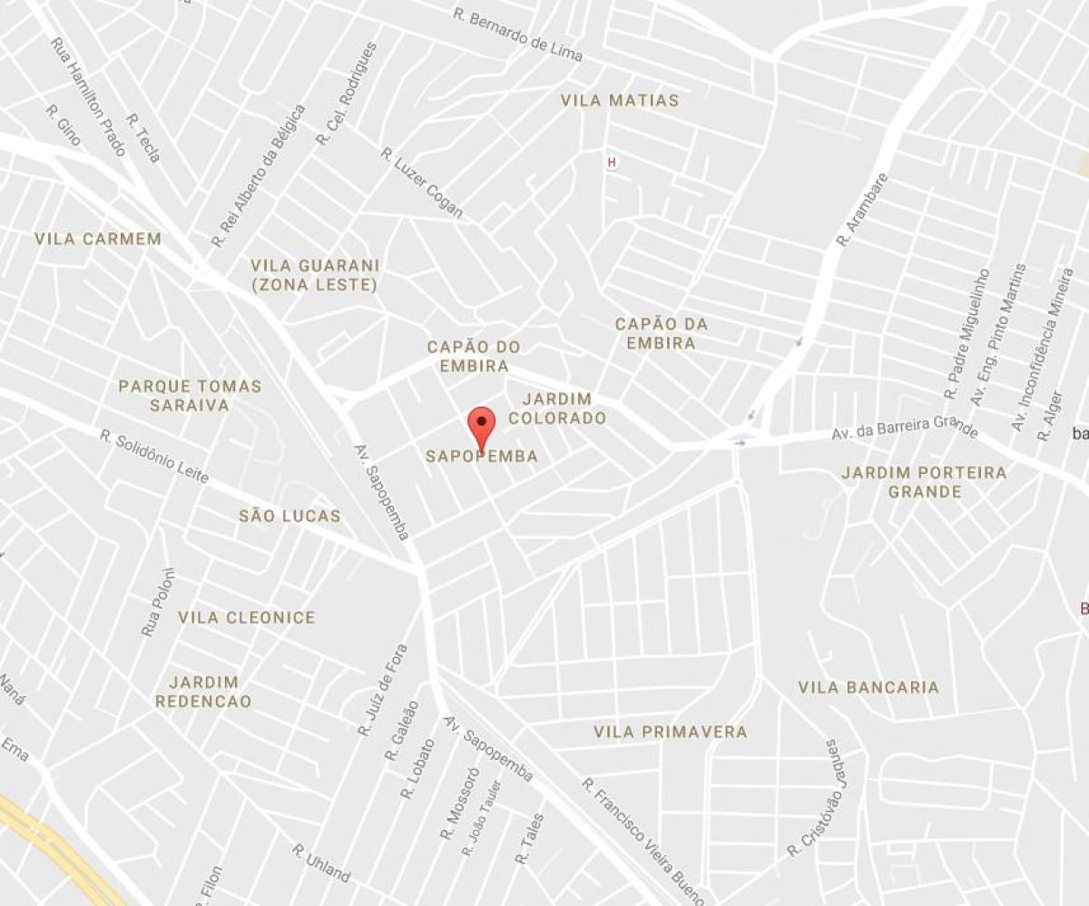 Kartta Sapopemba São Paulo