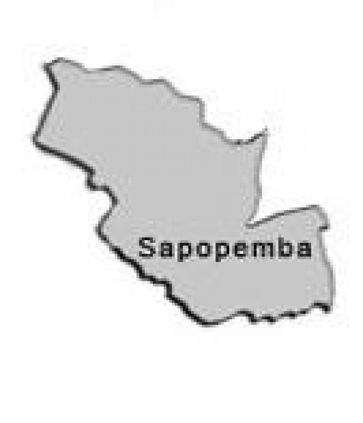 Kartta Sapopembra sub-prefektuurissa