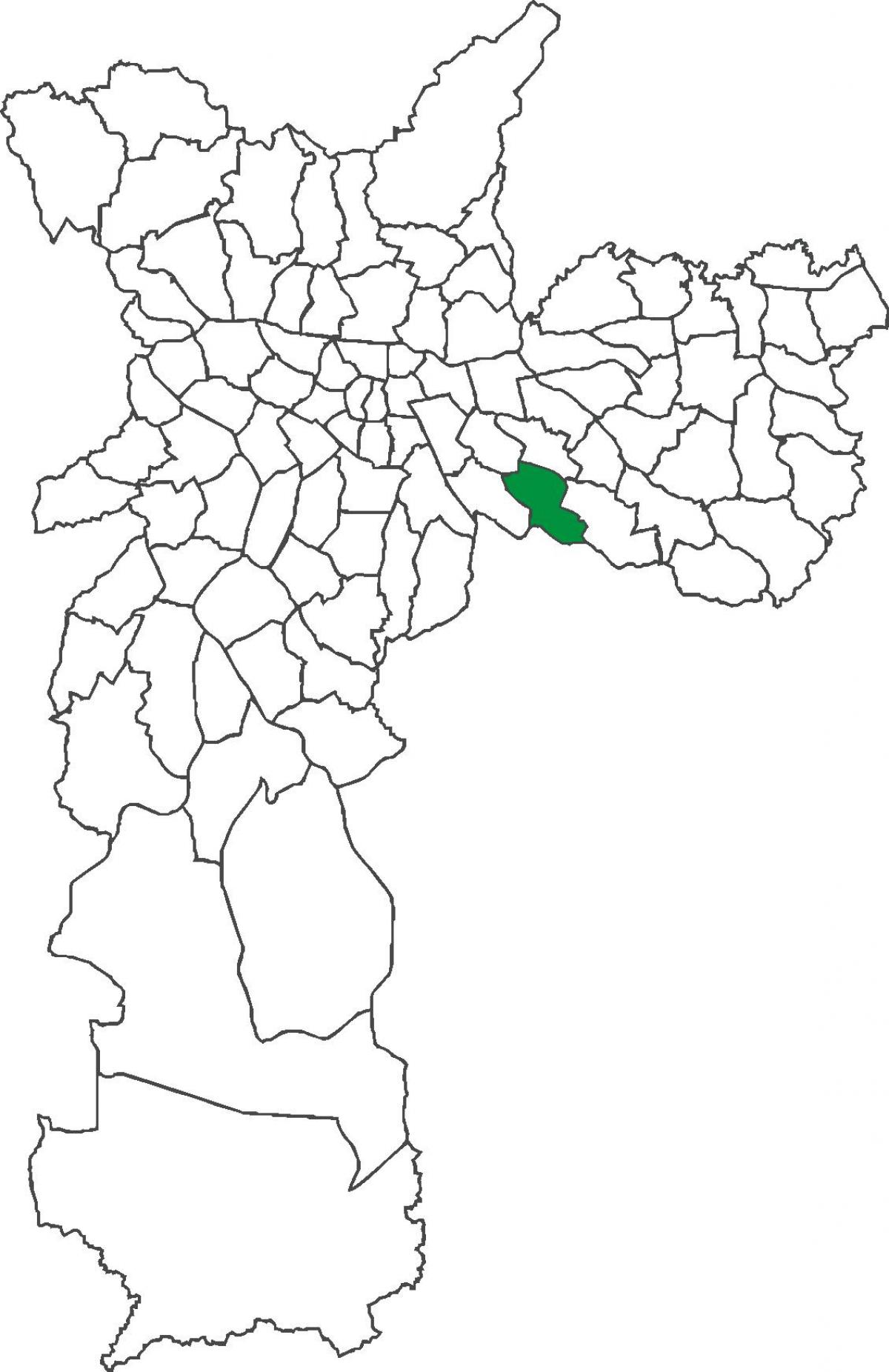 Kartta San Lucas district