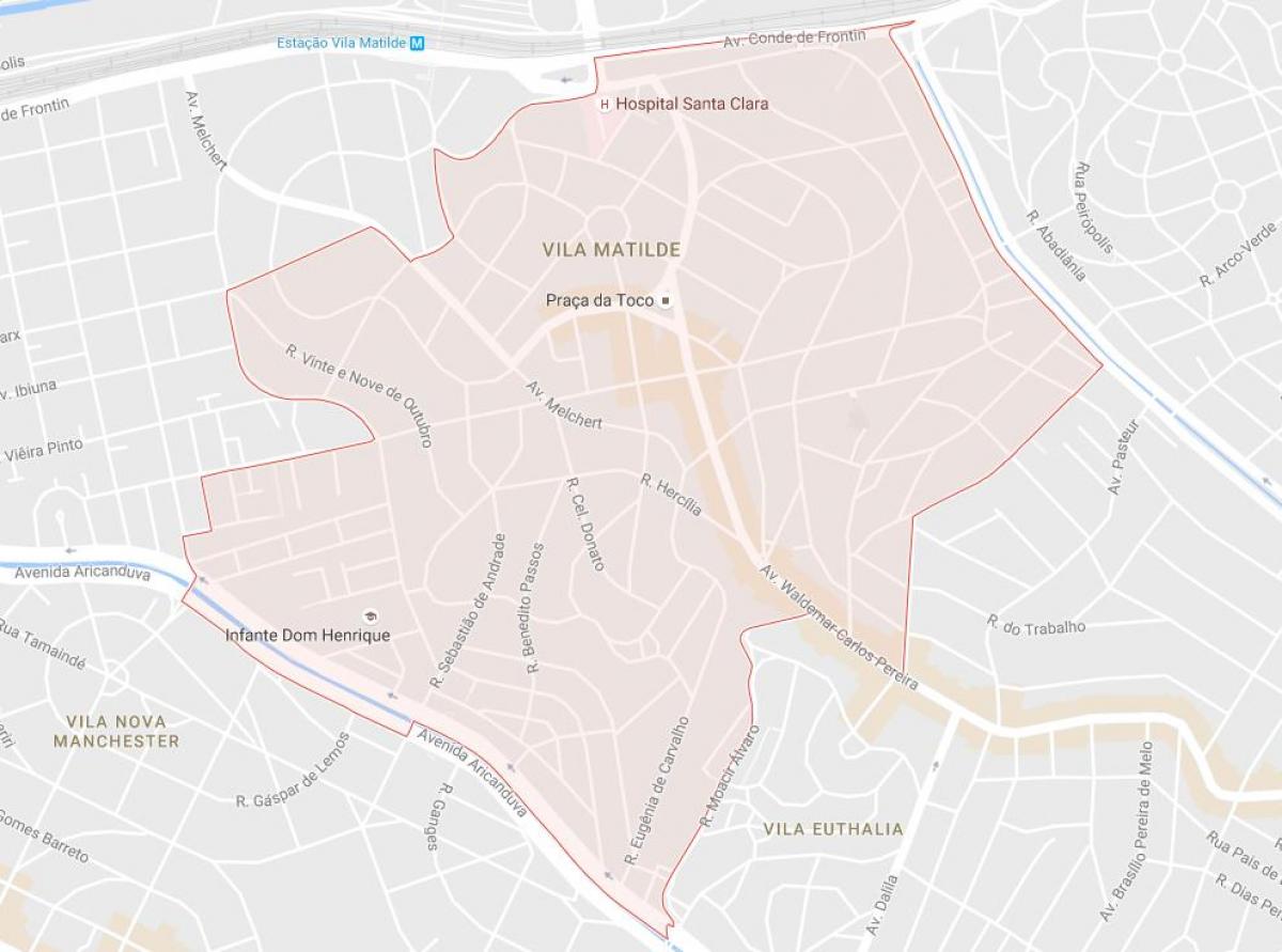 Kartta Vila Dante São Paulo