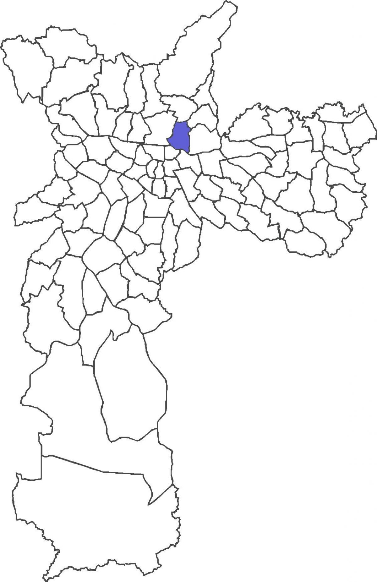 Kartta Vila Guilherme district