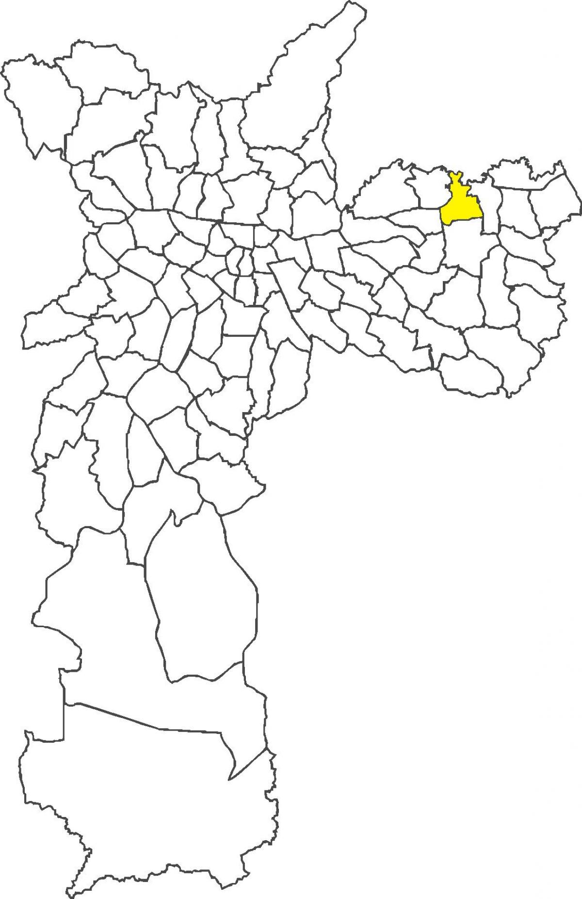 Kartta Vila Jacuí district