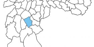 Kartta Campo Grande district