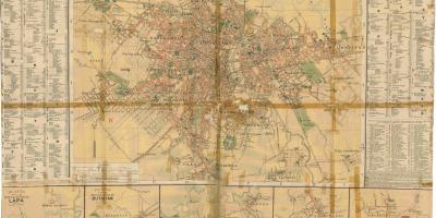 Kartta entinen São Paulo - 1913