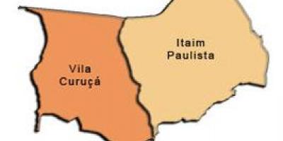 Kartta Itaim Paulista - Vila Curuçá sub-prefektuurissa