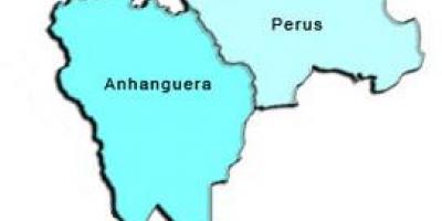 Kartta Perus sub-prefektuurissa