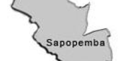 Kartta Sapopembra sub-prefektuurissa