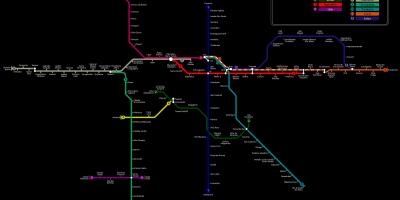 Kartta São Paulo metro, CPTM