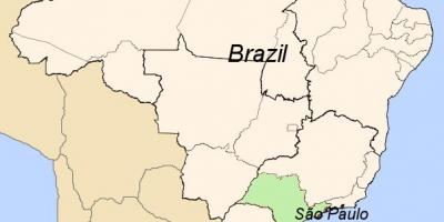 Kartta São Paulo Brasilia