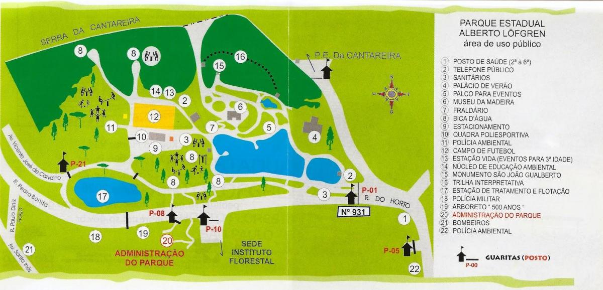 Kartta Alberto Löfgren park