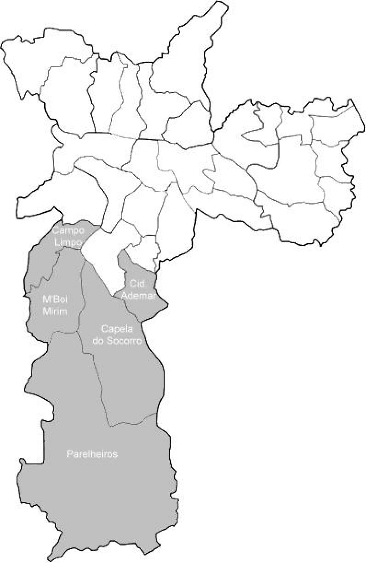Kartta-alue Sul-São Paulo