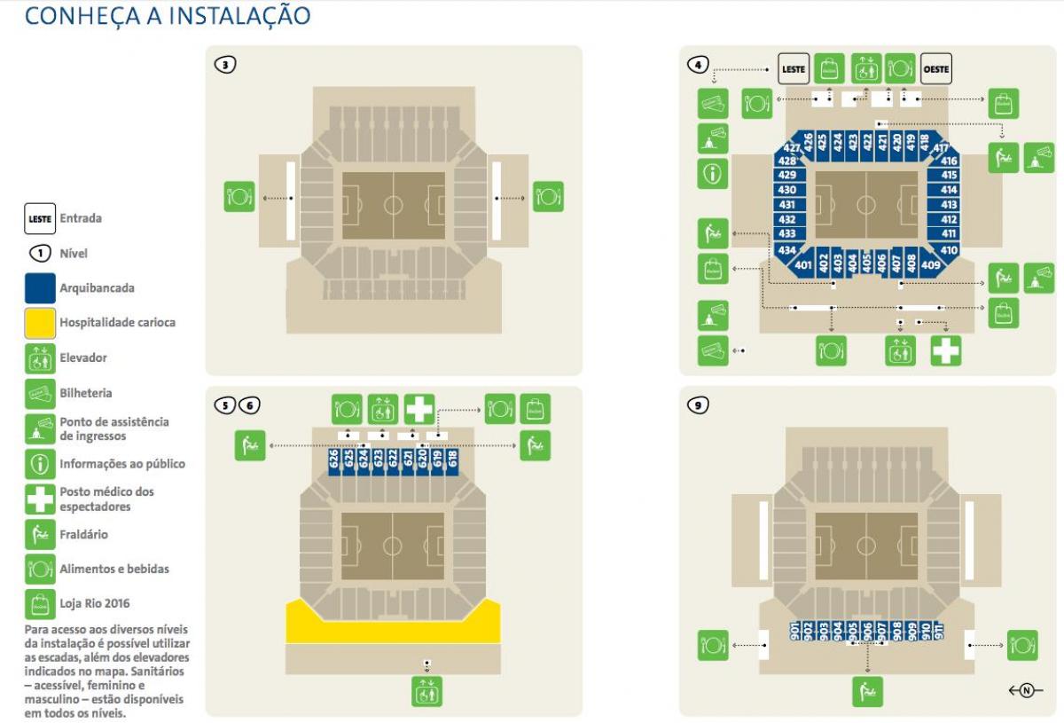 Kartta Arena Corinthians