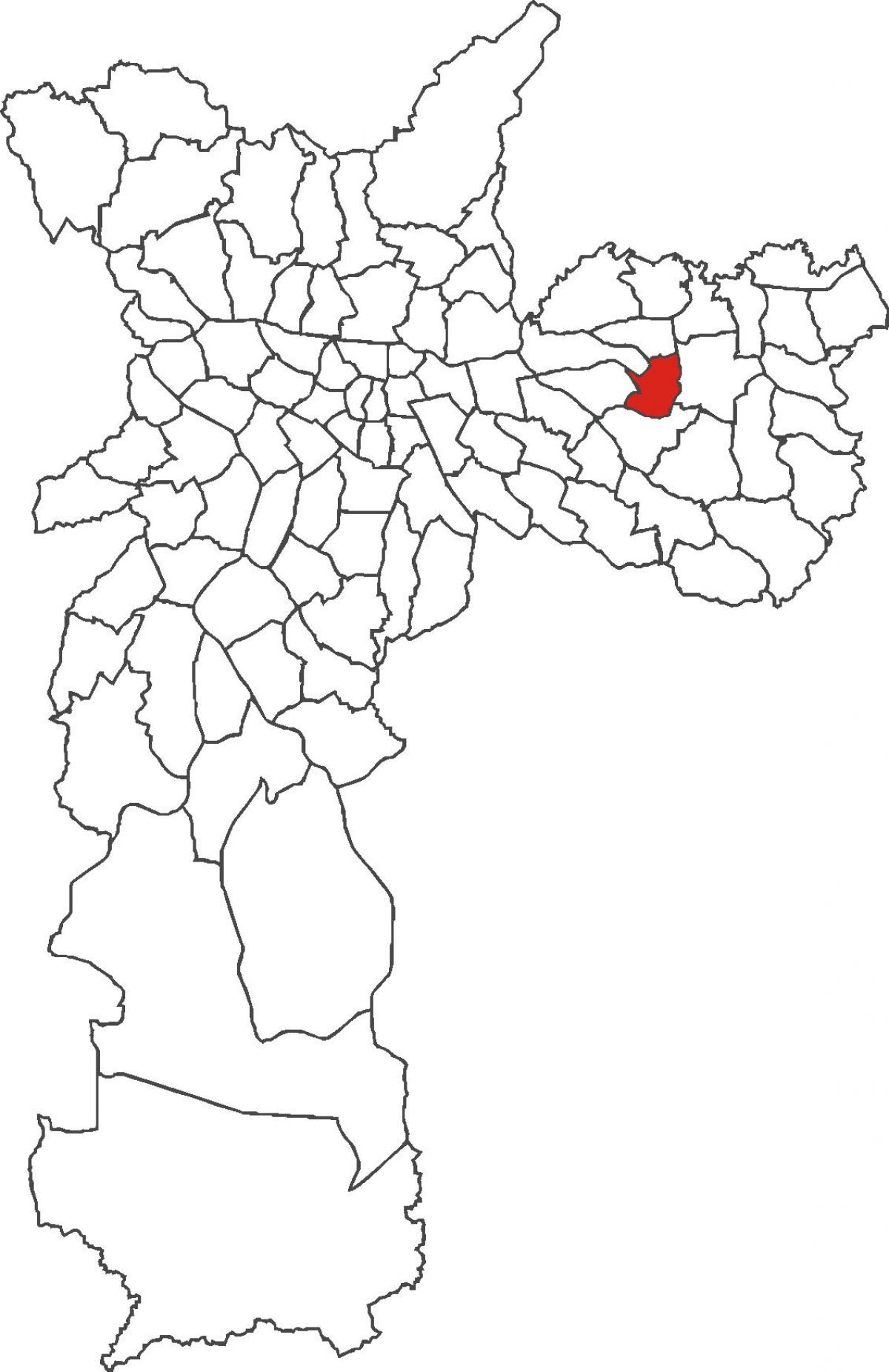 Kartta Artur Alvim district
