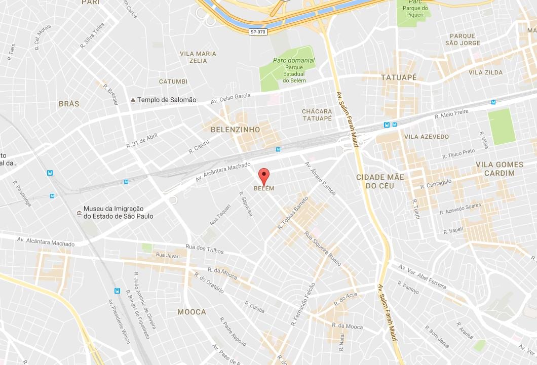Kartta Belém São Paulo