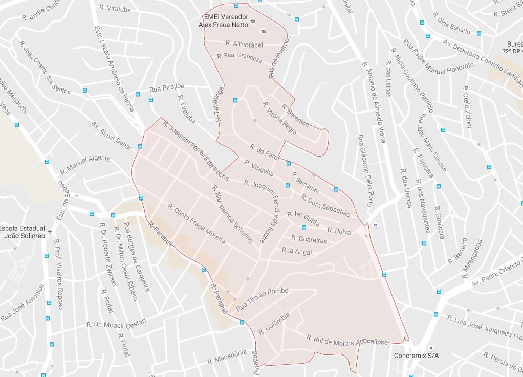 Kartta Brasilândia São Paulo