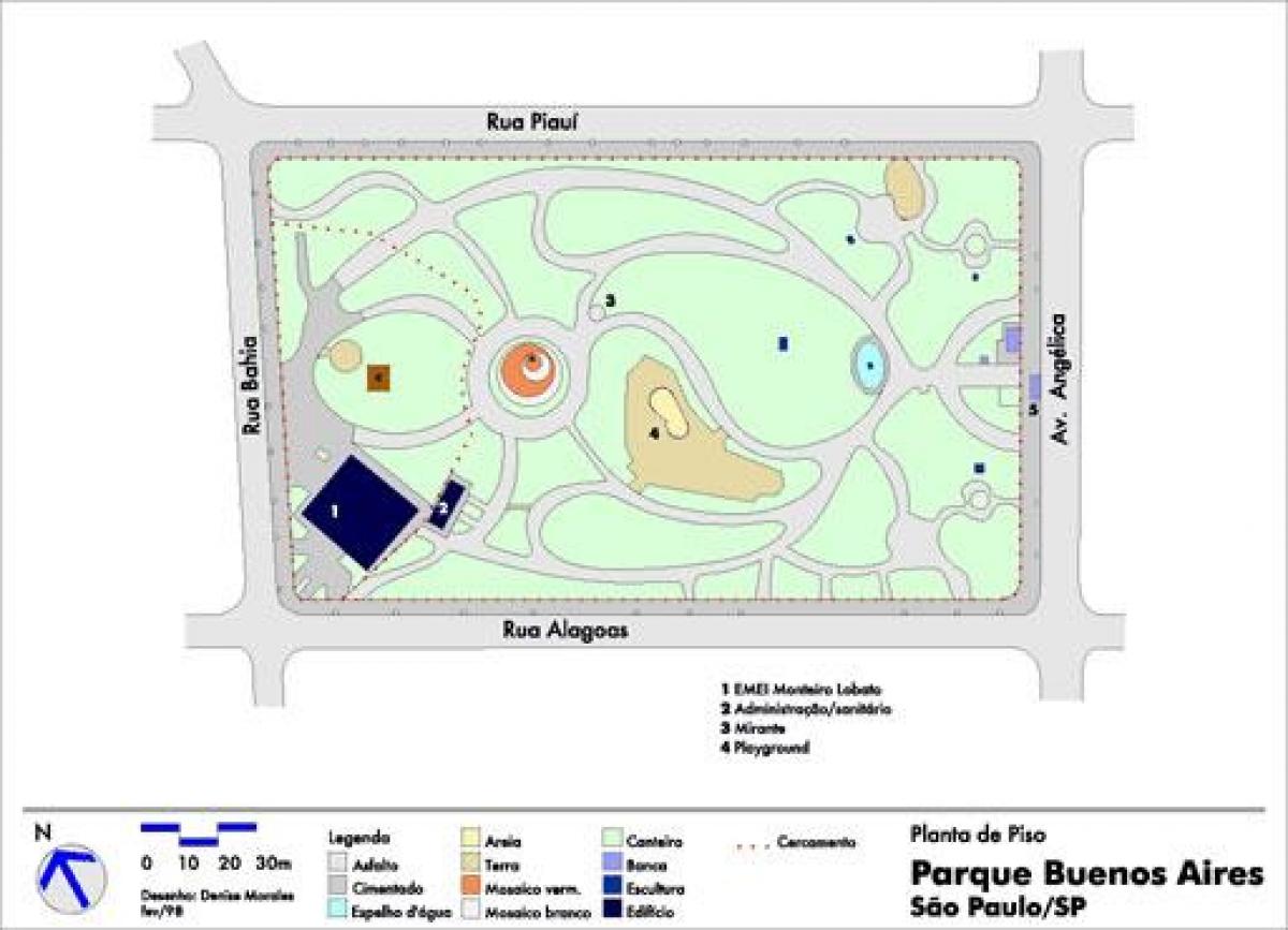 Kartta Buenos Aires, São Paulo park