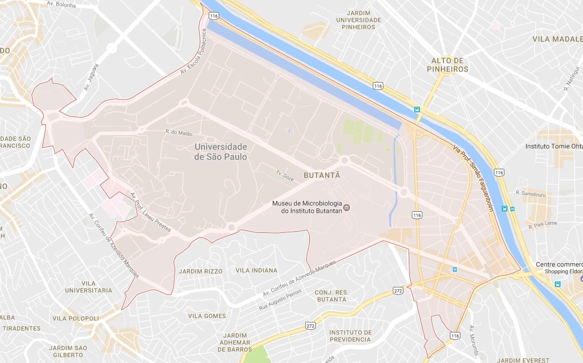 Kartta Butantã São Paulo
