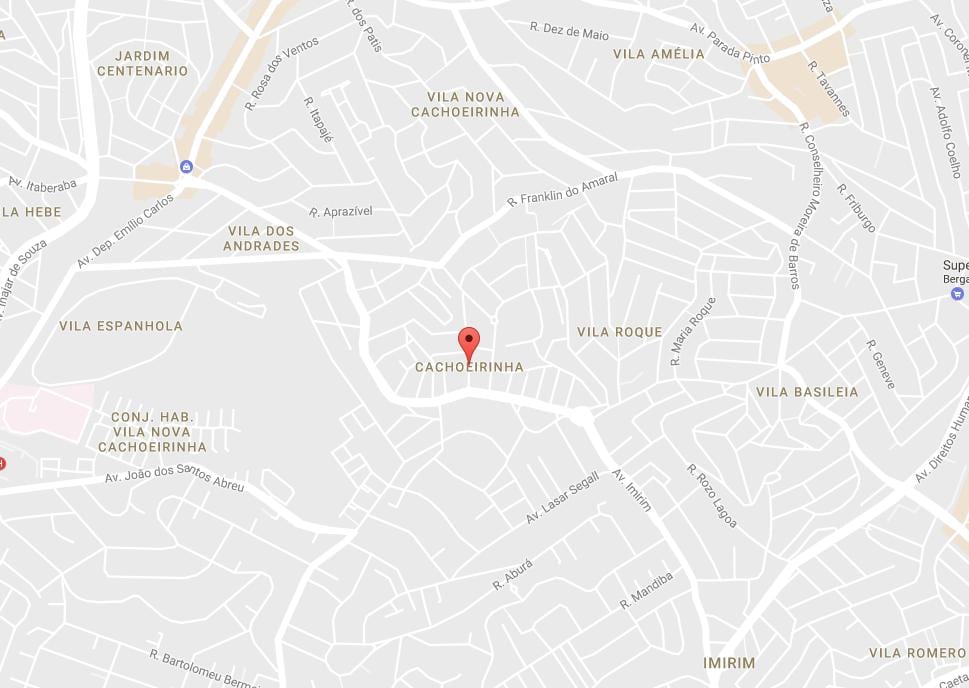 Kartta Cachoeirinha São Paulo