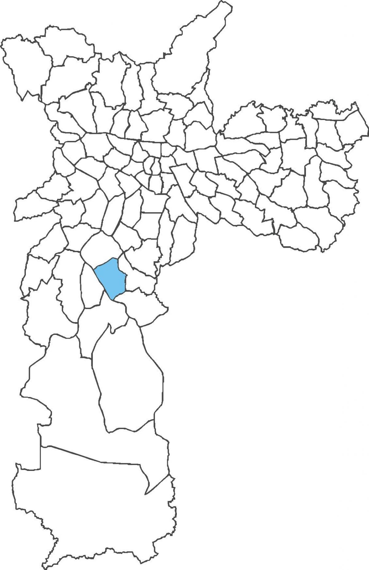 Kartta Campo Grande district
