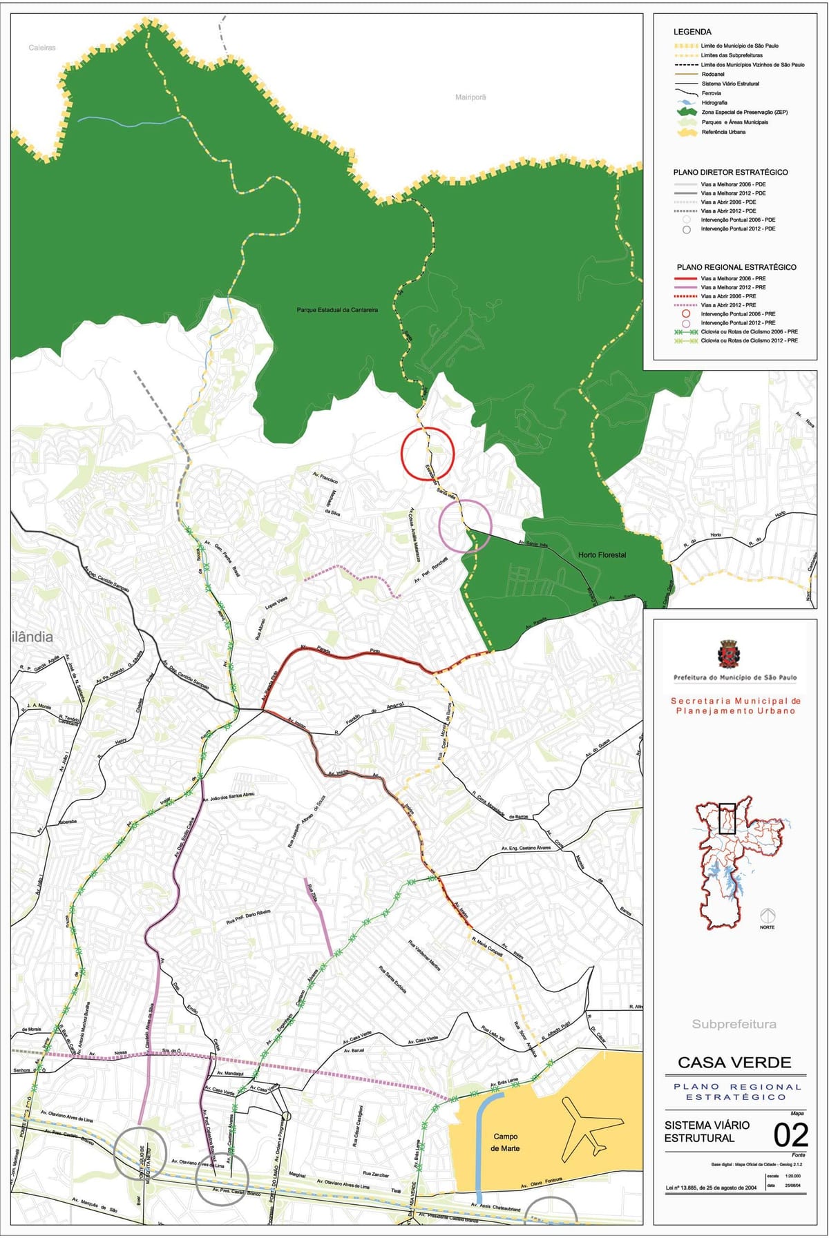 Kartta Casa Verde São Paulo - Tiet
