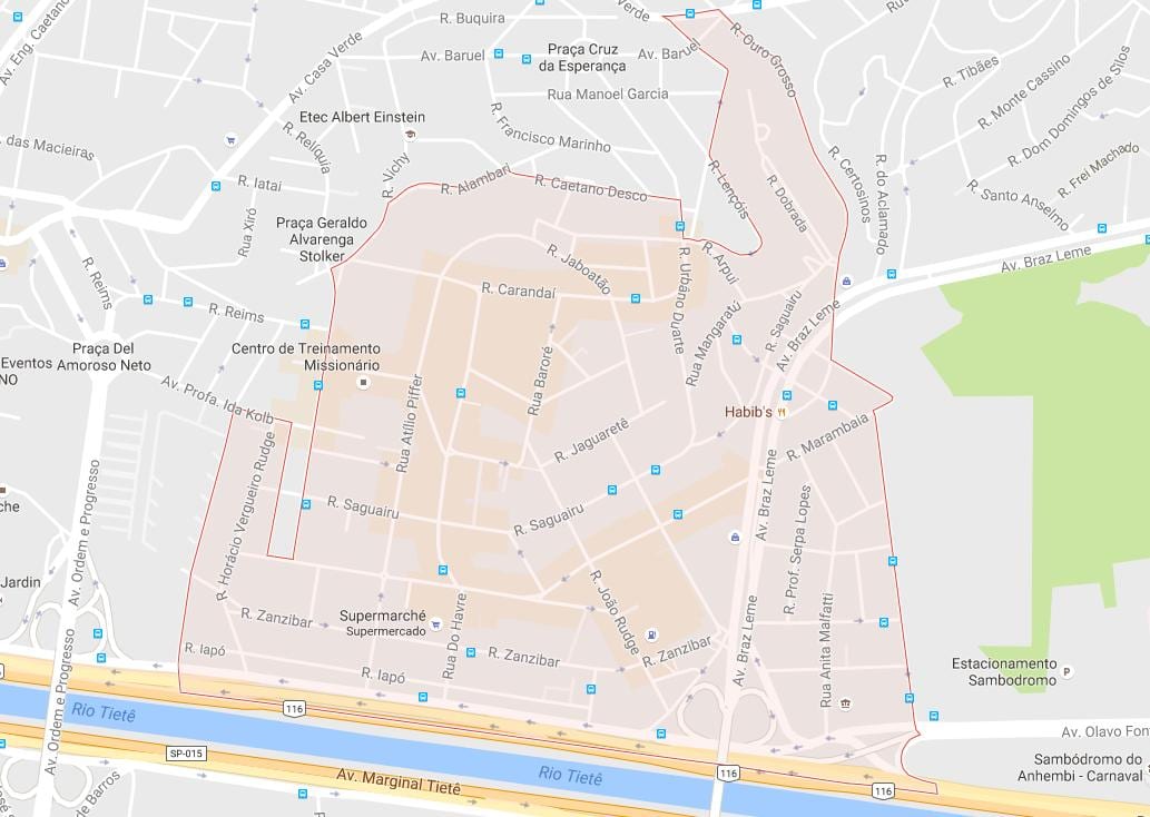 Kartta Casa Verde São Paulo
