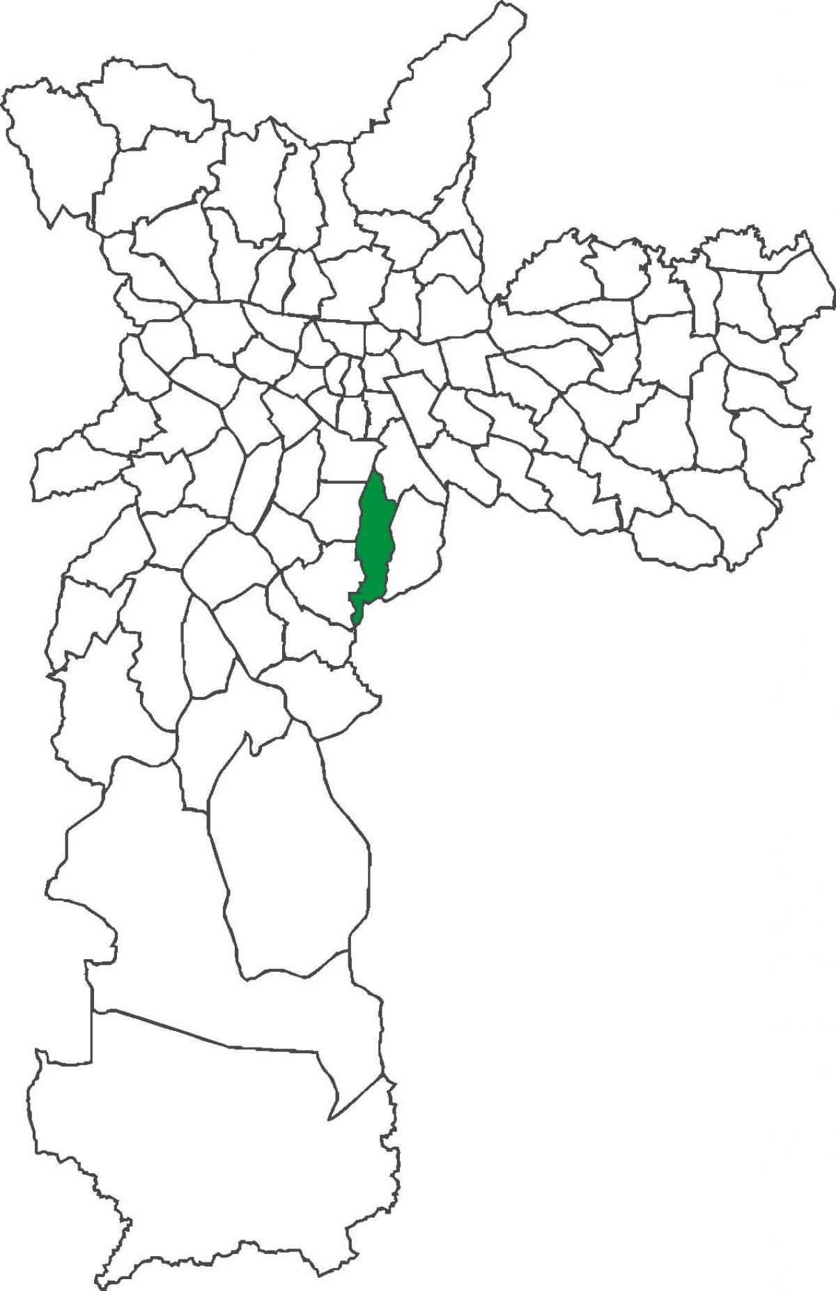 Kartta Cursino district