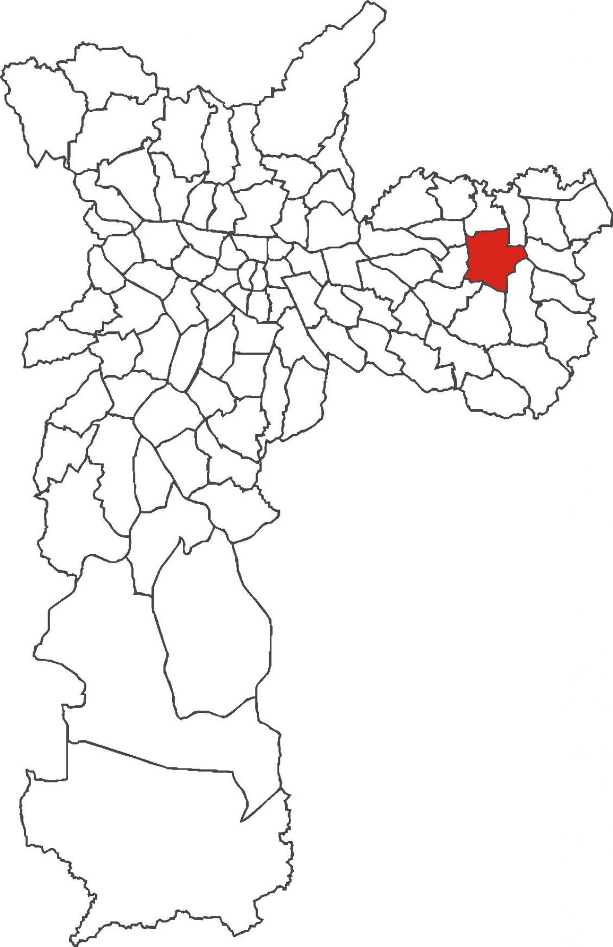 Kartta Itaquera district
