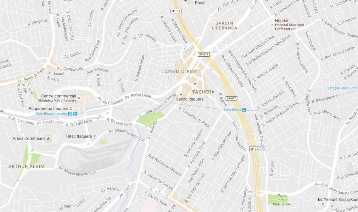 Kartta Itaquera São Paulo