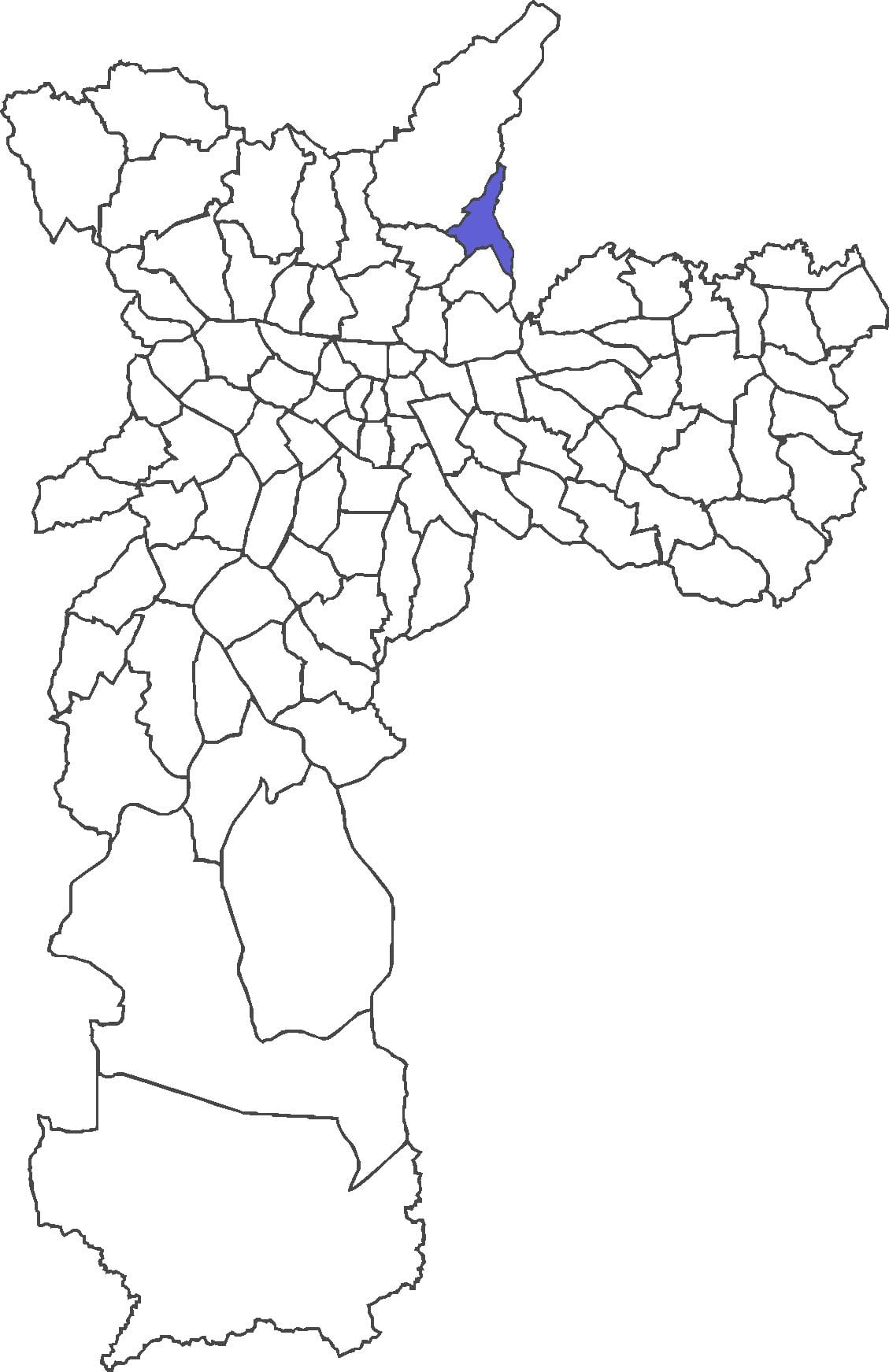 Kartta Jaçanã-alueella