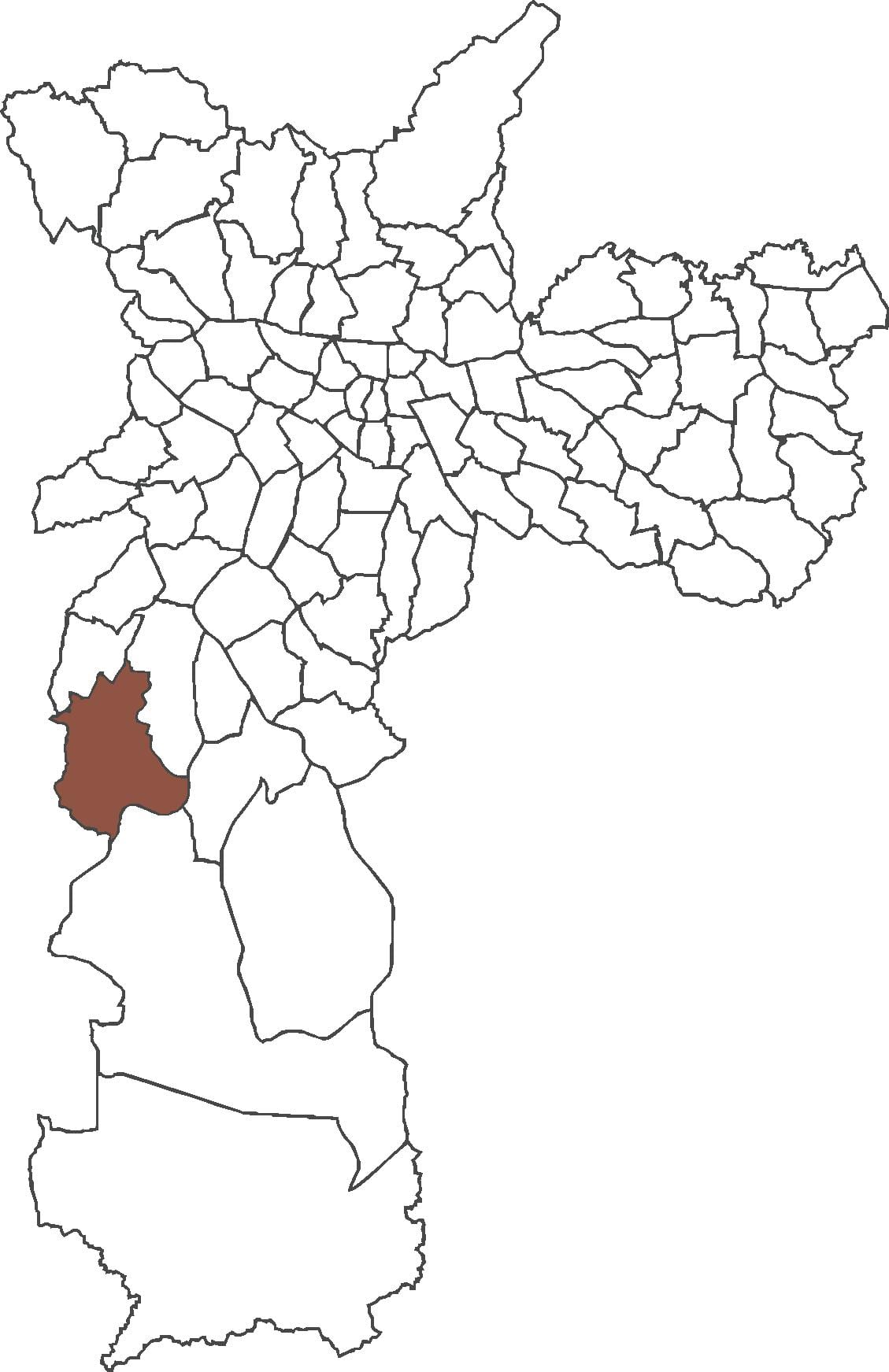 Kartta Jardim Ângela district