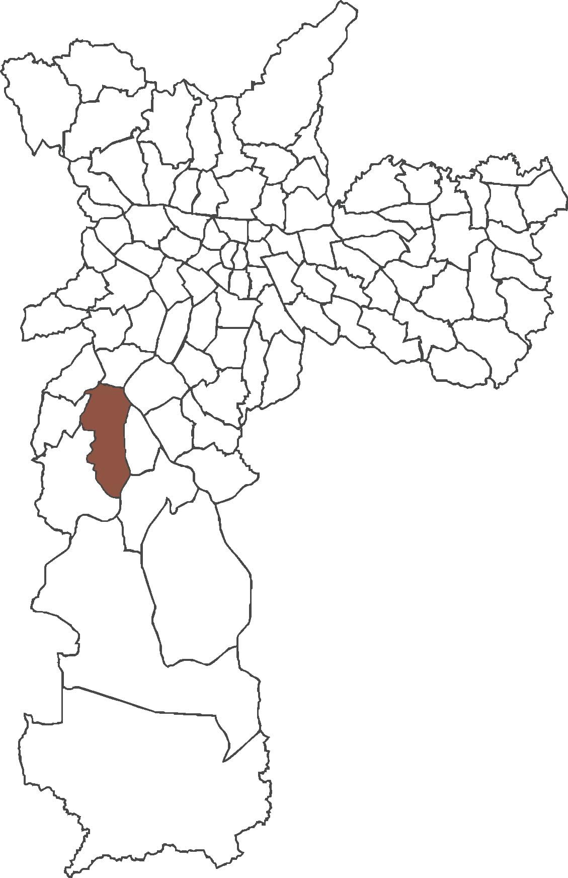 Kartta Jardim São Luís district