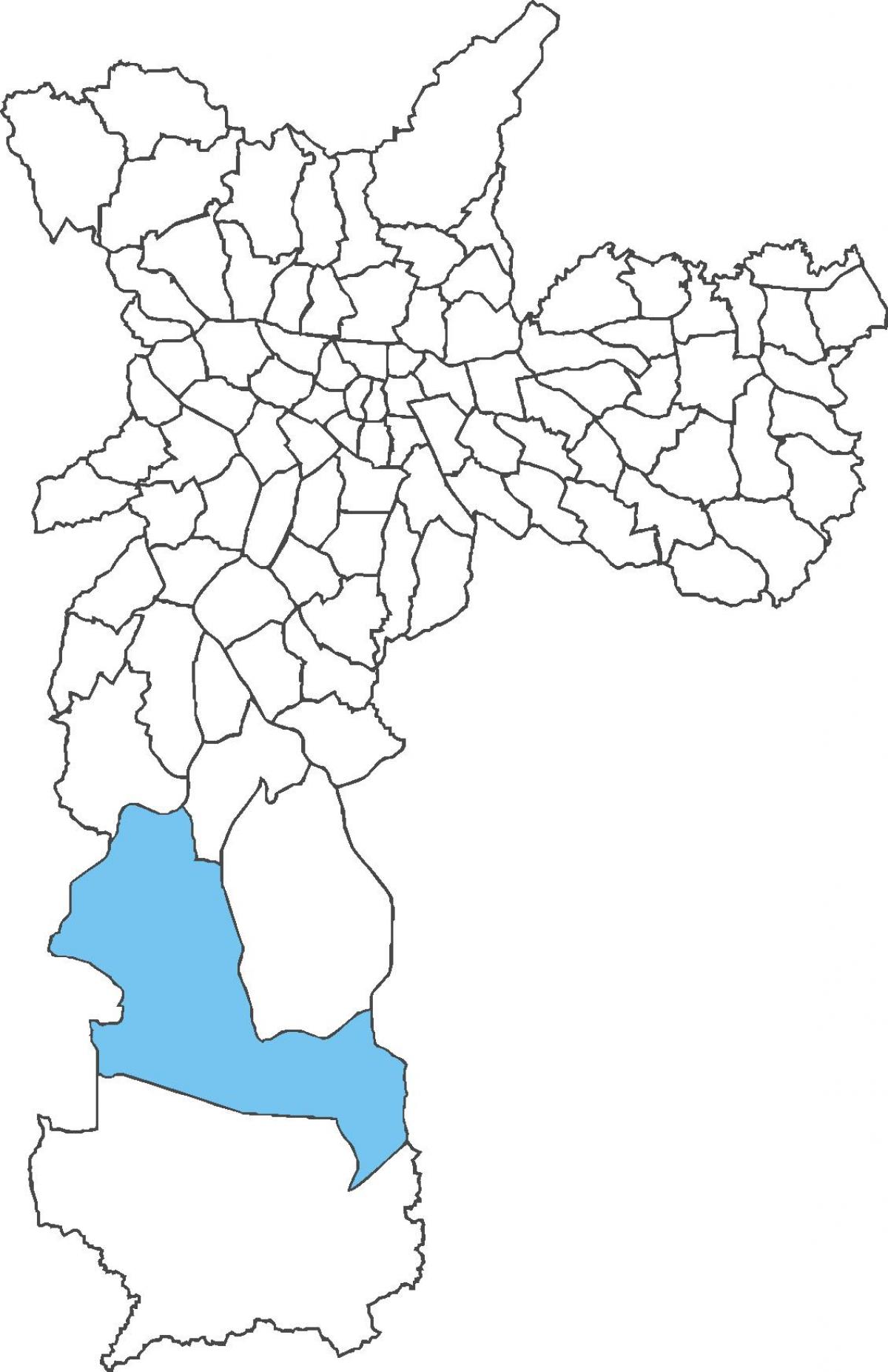 Kartta Parelheiros district