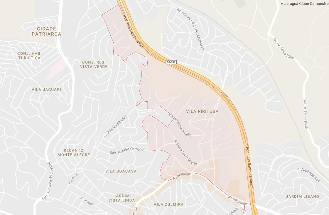 Kartta Pirituba São Paulo