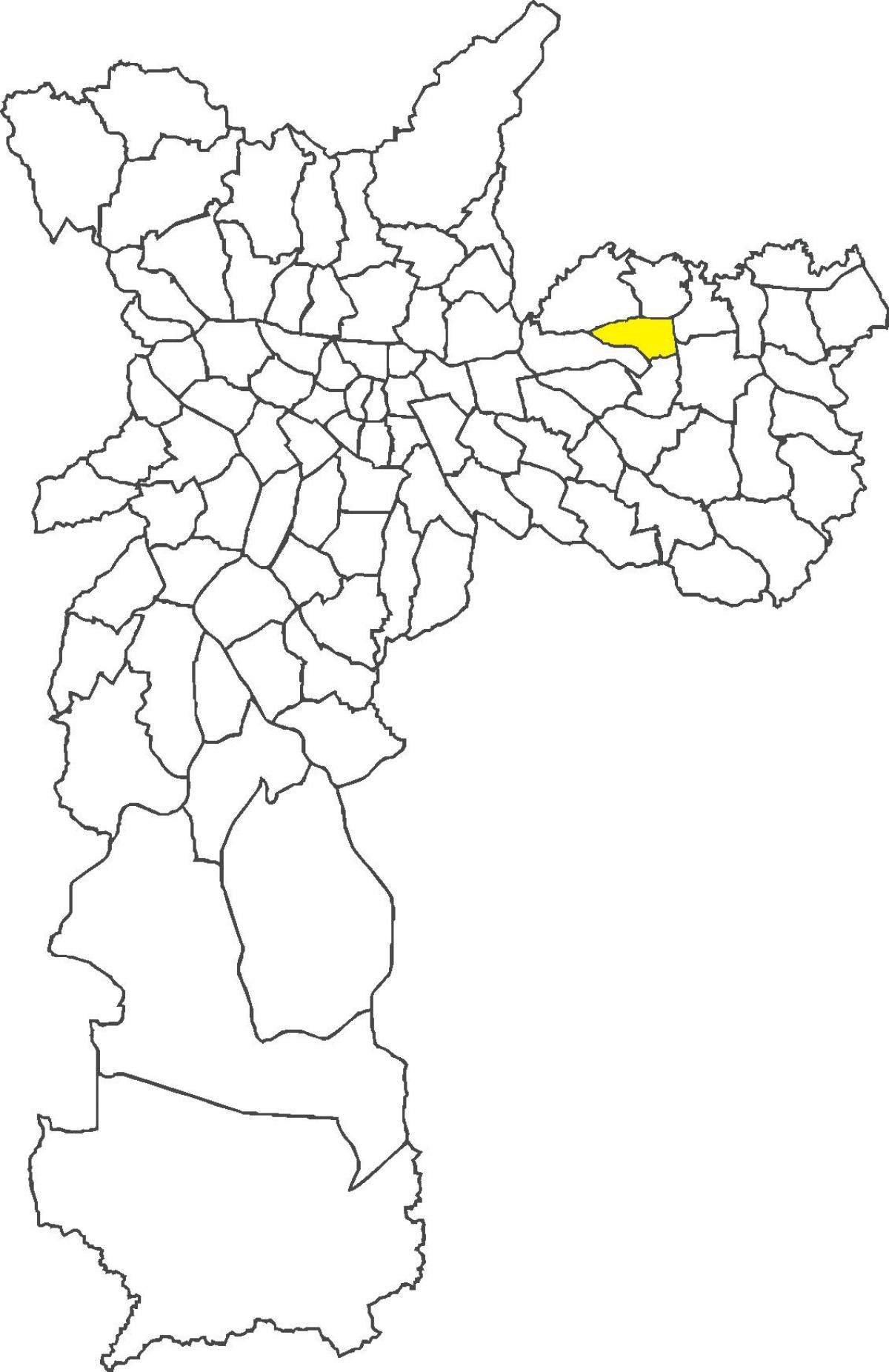 Kartta Ponte Rasa district