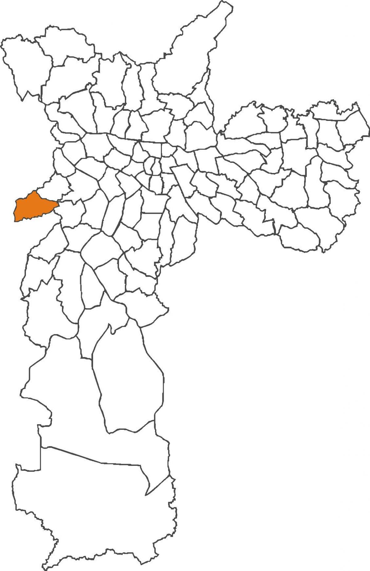 Kartta Raposo Tavares district