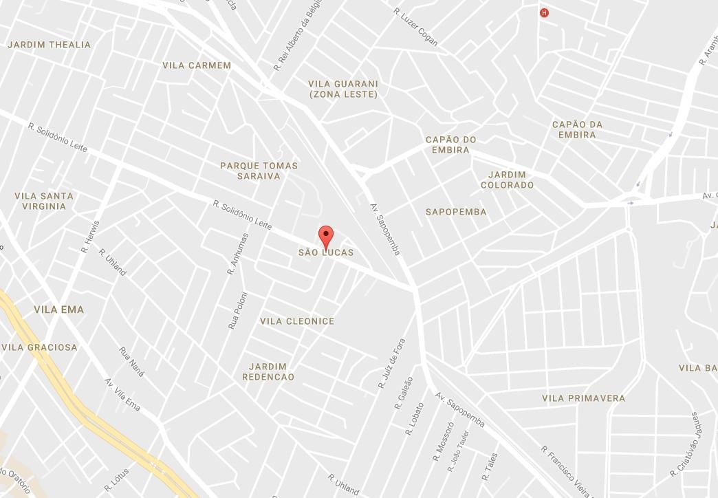 Kartta San Lucas São Paulo