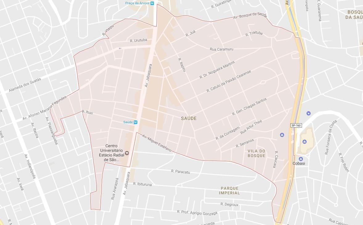 Kartta Saúde São Paulo