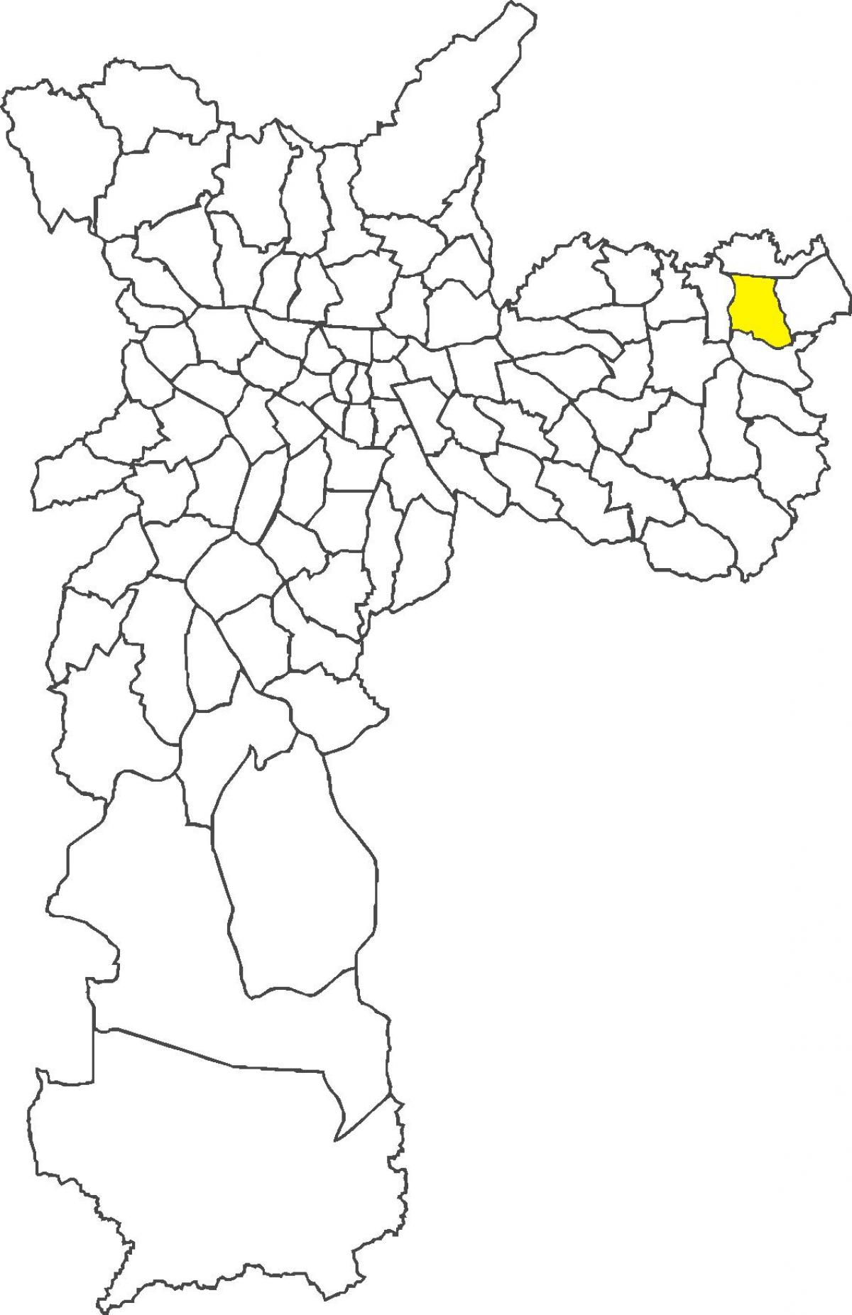 Kartta Vila Curuçá district