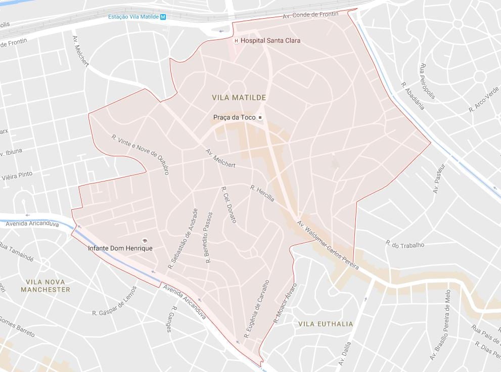 Kartta Vila Dante São Paulo