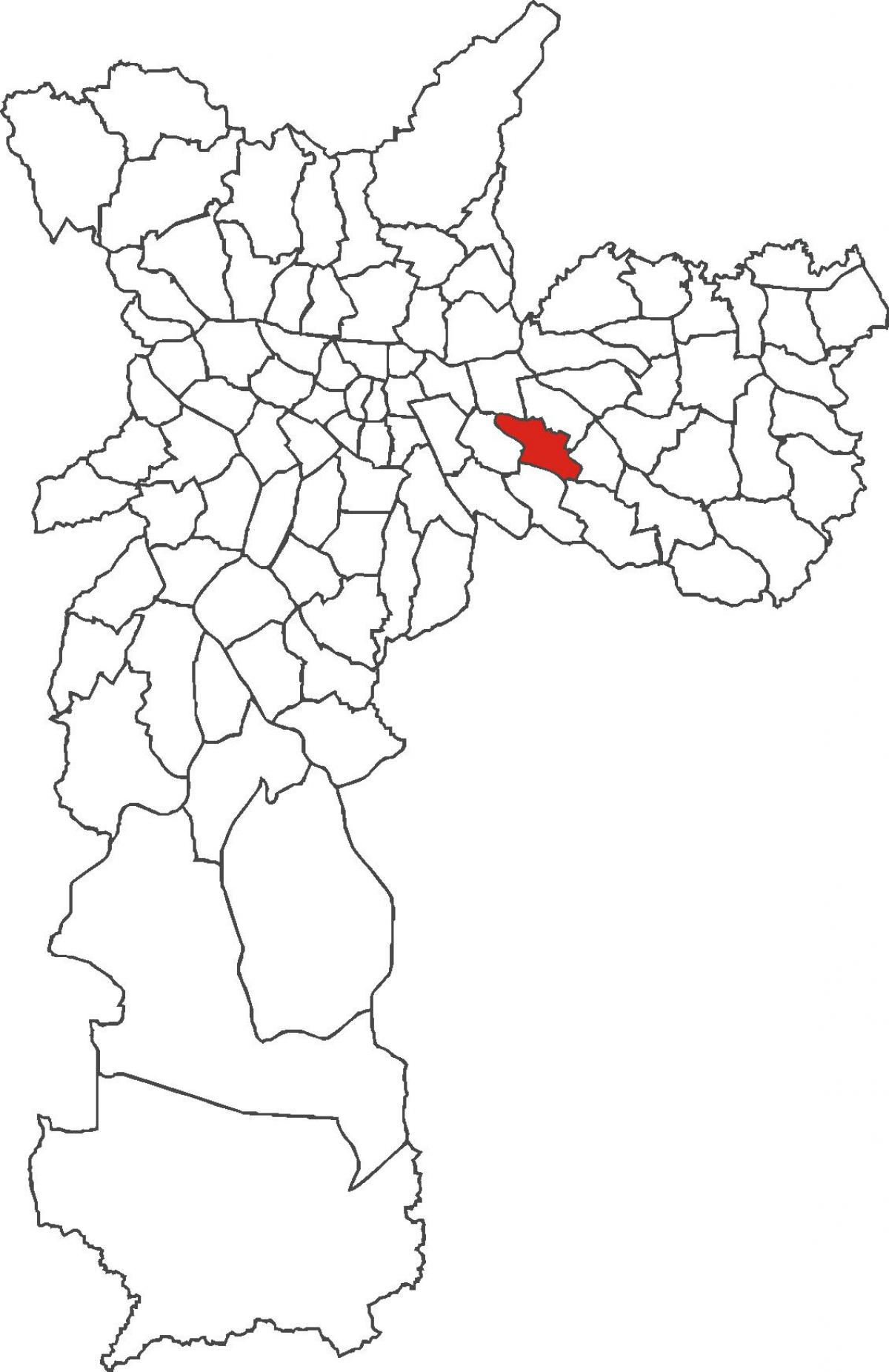 Kartta Vila Formosa district