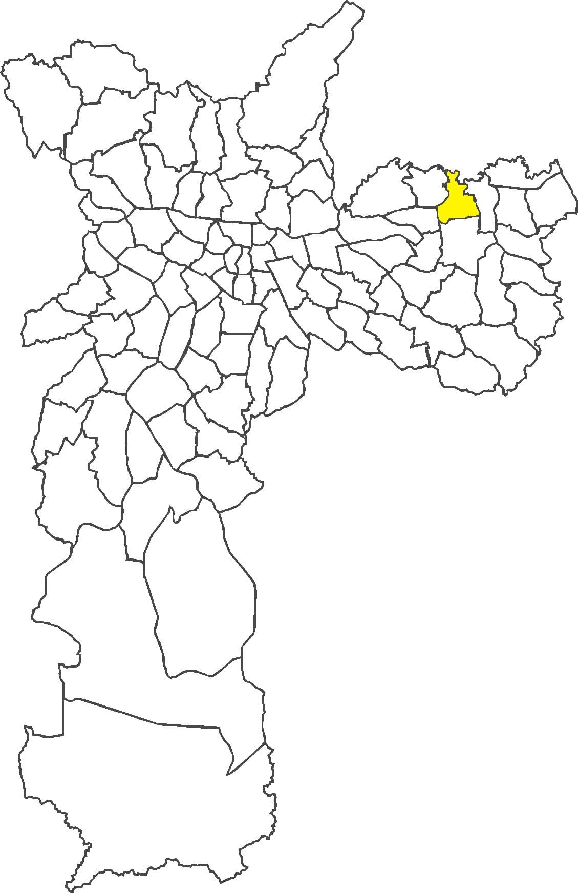 Kartta Vila Jacuí district