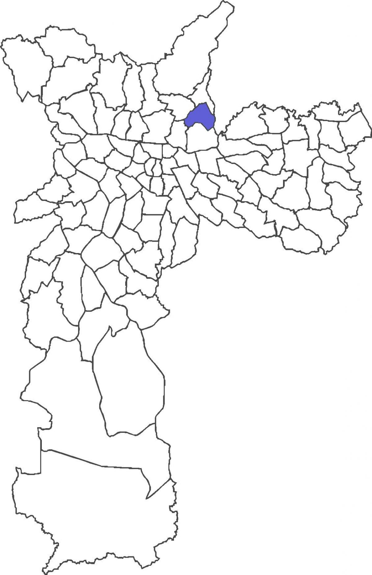 Kartta Vila Medeiros district