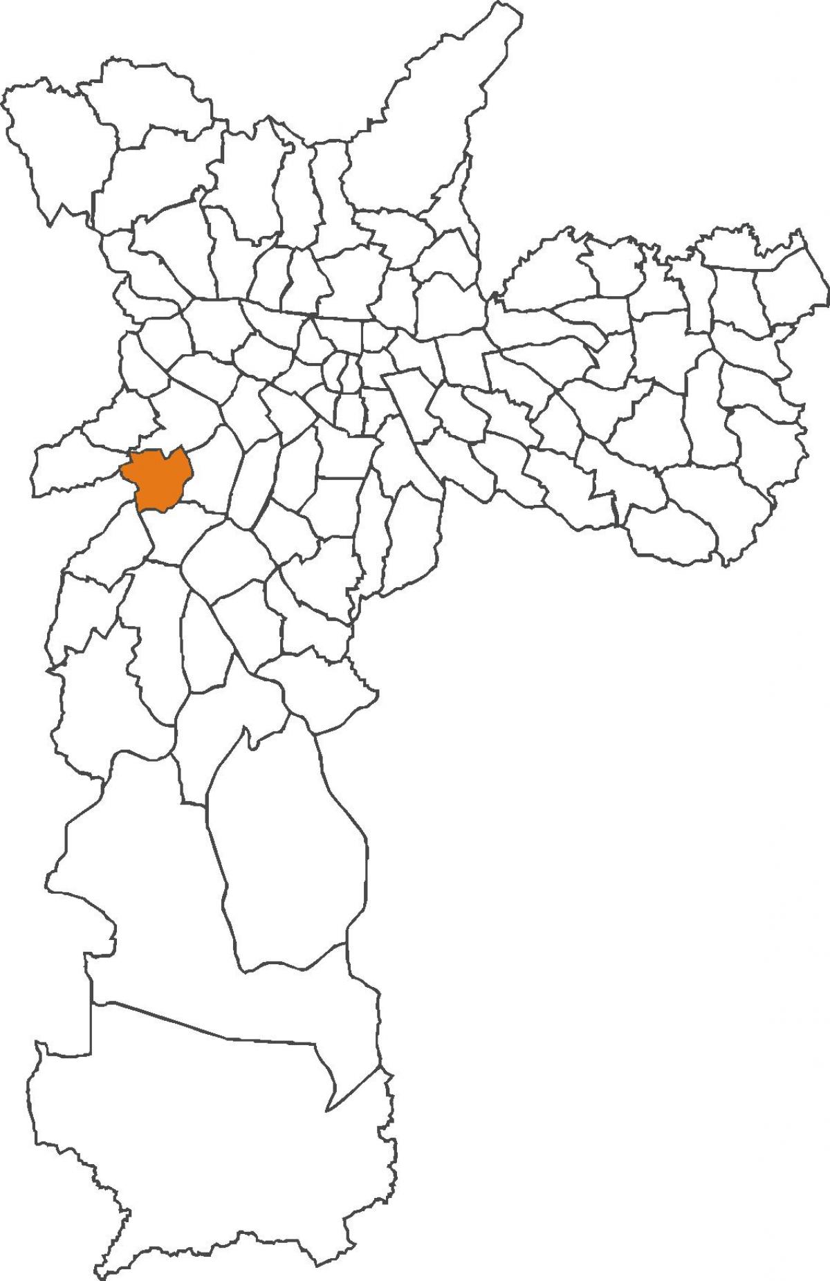 Kartta Vila Sônia district