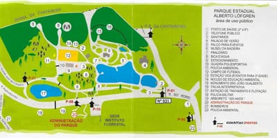 Kartta Alberto Löfgren park