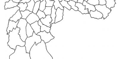 Kartta Alto de pinheiros-moottoritietä district
